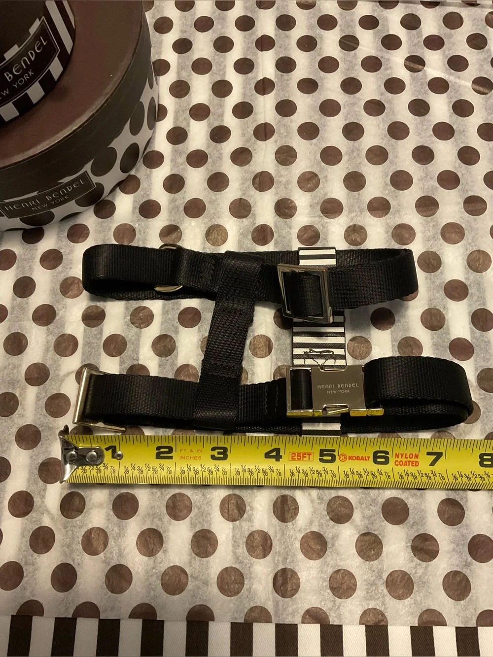 EUC Henri Bendel Pet Set - Collar, Harness and Leash